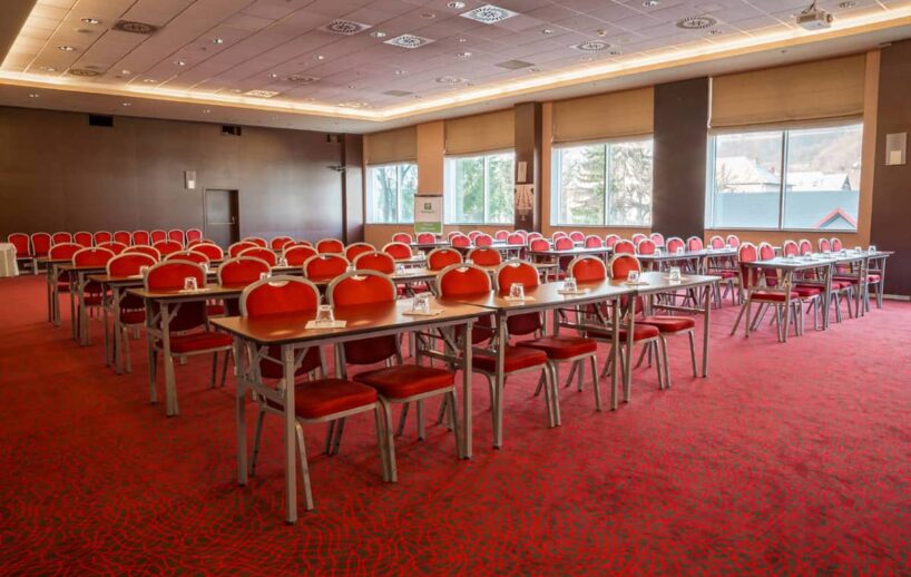 Millennium I conference room in classroom layout.