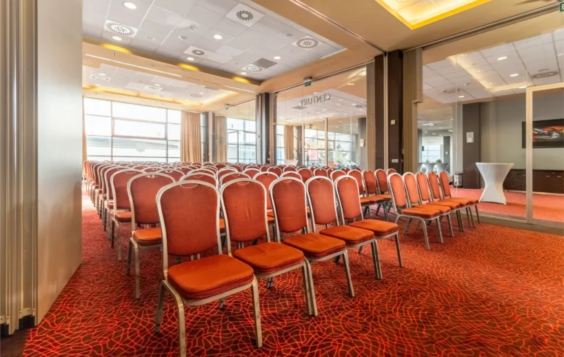 Century conference room in theatre layout.